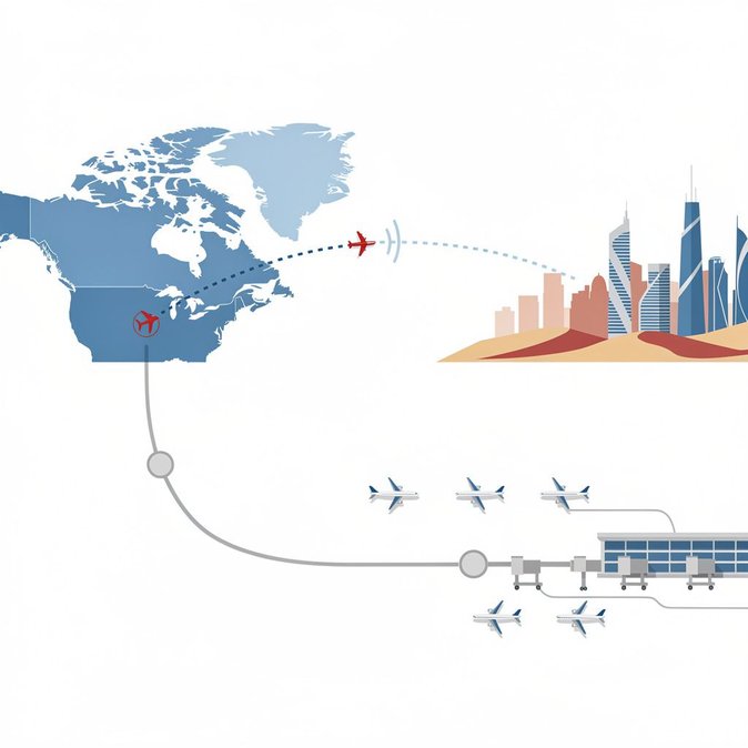Air Canada Extiende la Suspensión de Vuelos a Dubái hasta Marzo de 2027, Provocando Nuevas Disrupciones en los Aeropuertos de los EAU