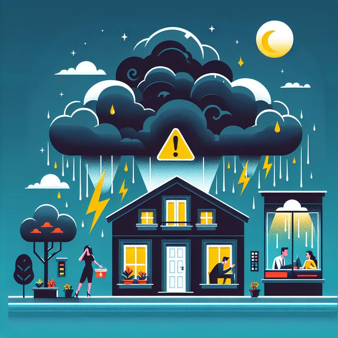 La Défense Civile lance une alerte tempête pour la nuit et recommande de limiter les déplacements à travers Chypre.