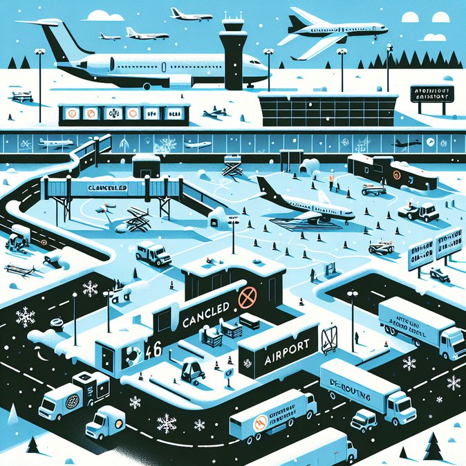 Snowstorm snarls Canadian airports despite gradual recovery in flight schedules