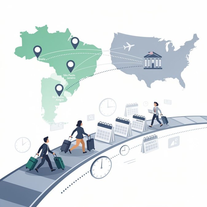 U.S. visa interview wait times plunge at Brazilian consulates after latest State Department refresh