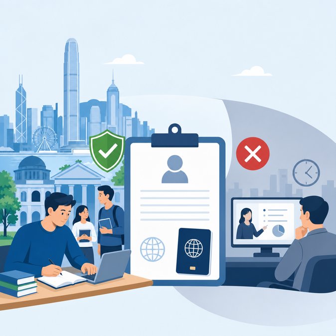 Hong Kong Clarifies Student-Visa Rules: No Relaxation for Part-Time Short-Term Courses