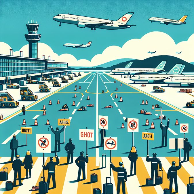 Nationwide Airport Strike to Ground Flights Across Germany on April 8