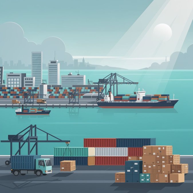 Santos Port Reopens Fully After Weather Shutdown, Restoring Key Entry Point for Expat Logistics