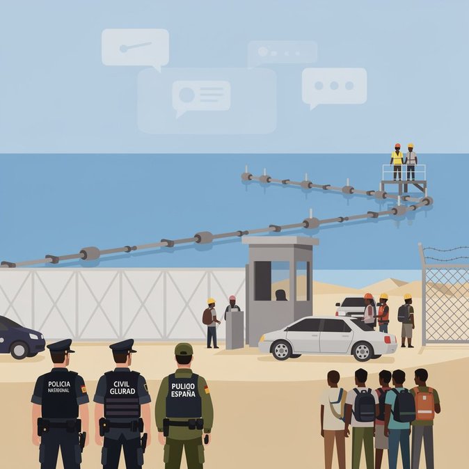 L’Espagne déploie des renforts policiers à Ceuta après des appels en ligne à une ruée massive à la frontière