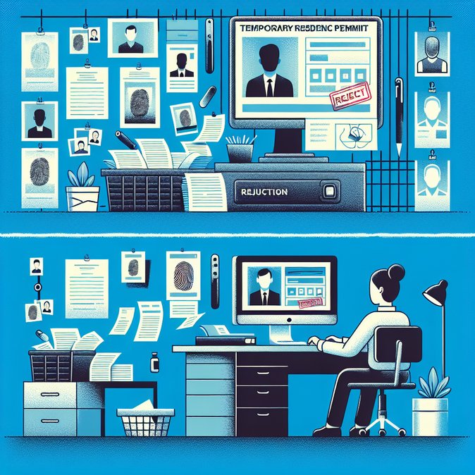 New temporary-residence application form simplifies photo and fingerprint rules