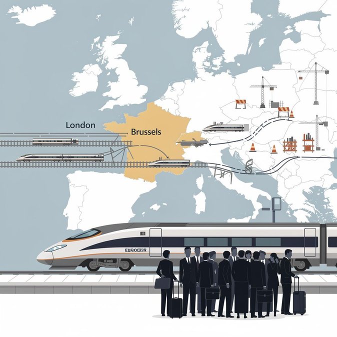 Engineering works cut Eurostar capacity on 27–28 June, limiting London–Continent services
