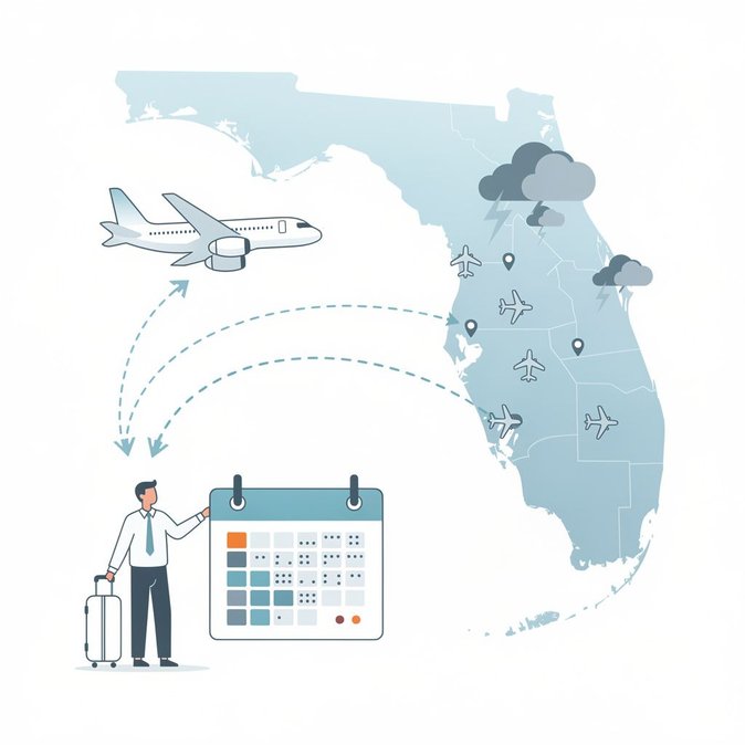 United Airlines Issues Florida Thunderstorm Travel Waiver for 3 August 2026