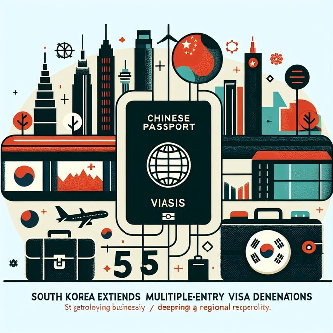 South Korea extends 5- and 10-year multiple-entry visas for Chinese citizens