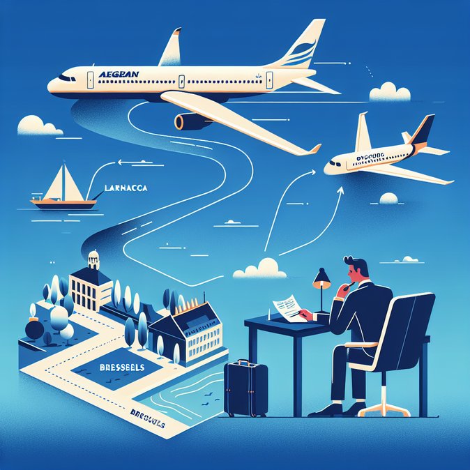 Larnaca–Brussels Route Secured Through Year-Round Public-Service Contract