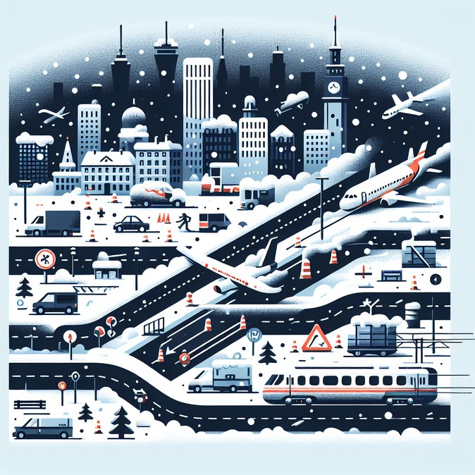 暴风雪瘫痪波兰中部：7.5万户断电，交通大面积中断