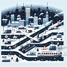 暴风雪瘫痪波兰中部：7.5万户断电，交通大面积中断