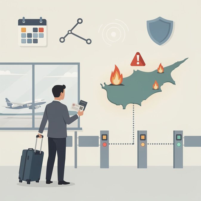 المملكة المتحدة تحدّث نصائح السفر إلى قبرص، وتسلط الضوء على مخاطر إقليمية جديدة وتغييرات قادمة في نظام الدخول الأوروبي (EES)