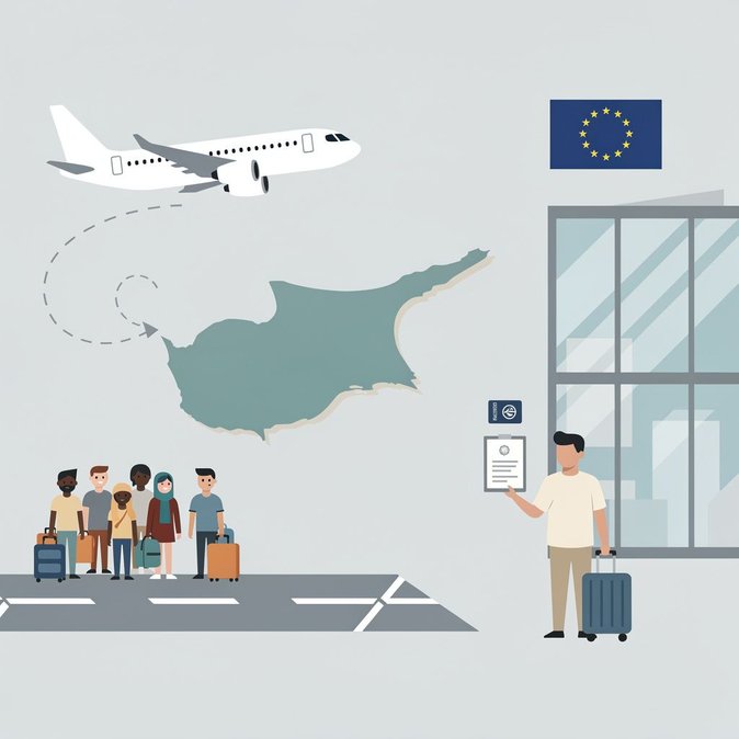 شرطة قبرص تسجل 4,021 حالة عودة وترحيل في النصف الأول من عام 2026