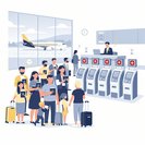 ريان إير تحذر العائلات البريطانية من الاستعداد لطوابير طويلة عند جوازات السفر بسبب استمرار أعطال نظام الدخول والخروج في الاتحاد الأوروبي