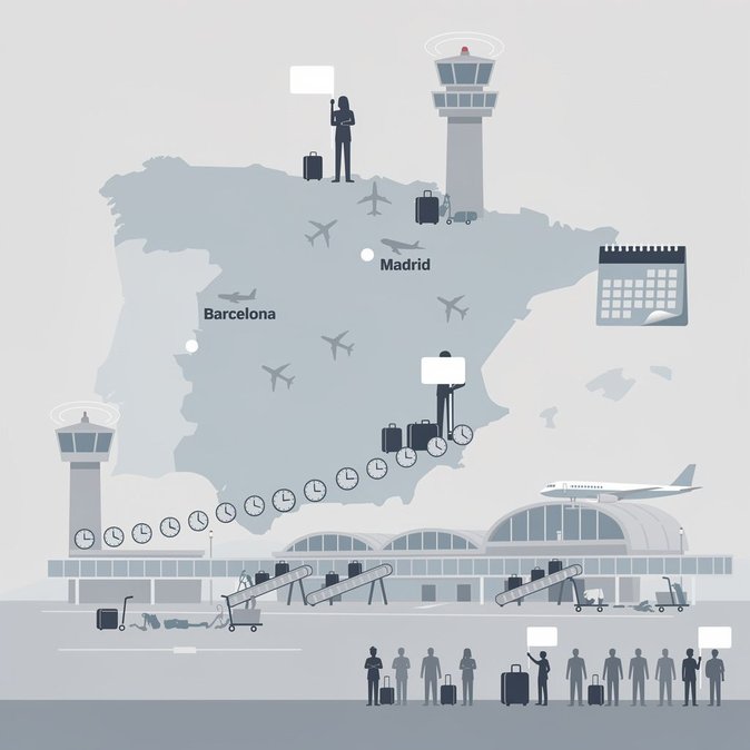 New strike calendar warns of indefinite ground-handling and baggage stoppages at Spanish airports