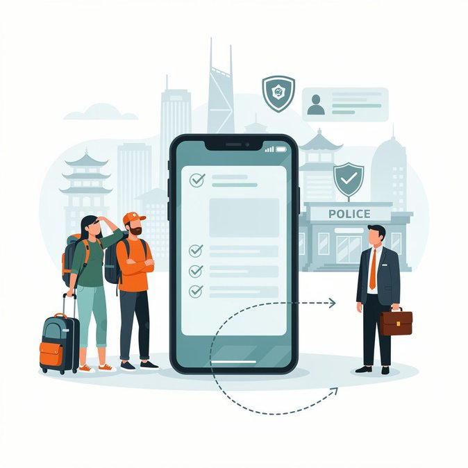 الصين تطلق تسجيلًا إلكترونيًا شاملاً للإقامة للأجانب على مستوى البلاد