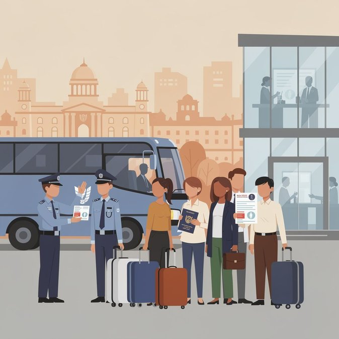 Delhi Police Detain Nine Foreign Nationals in Fresh Crackdown on Visa Overstays