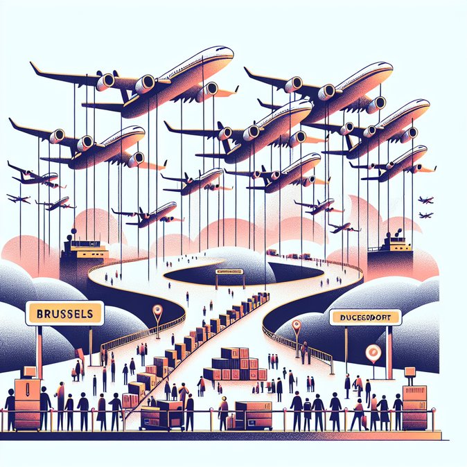 Euro Weekly: strike diverts 93 flights from Brussels to Maastricht and Düsseldorf