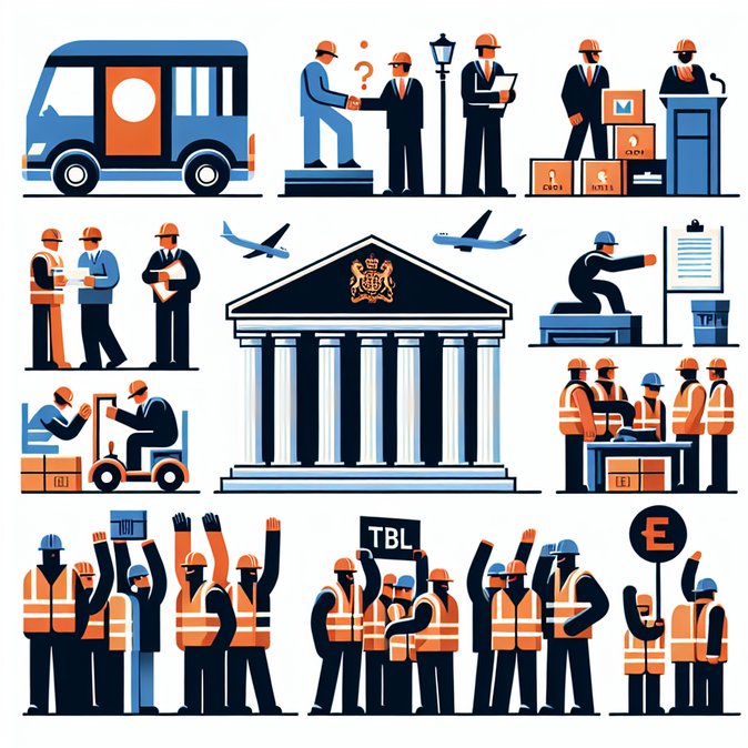 TfL Migrant Staff Deliver Letter to 10 Downing St. Demanding Visa Rule Fix