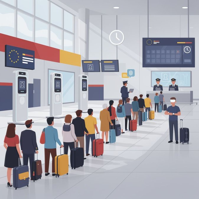 Frontex Warns Spain-Bound Travellers: Entry/Exit System Queues May Persist for Two Years