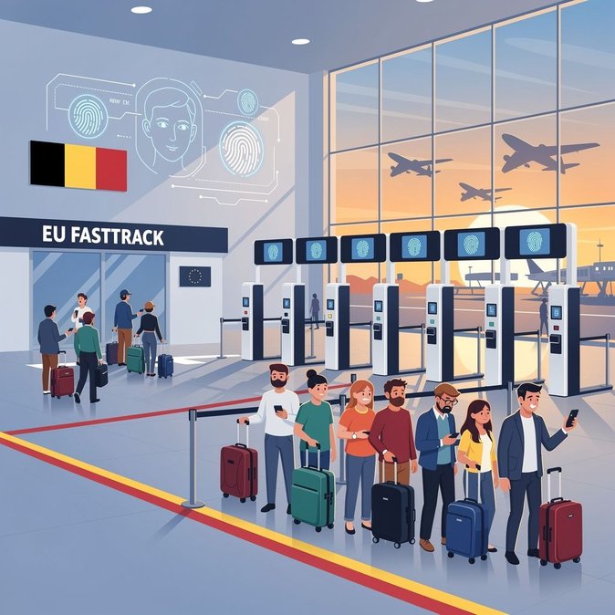 EU Commission Rejects Calls to Pause EES Biometric Checks, Queues Likely to Persist at Belgian Borders