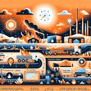 Record-breaking heatwave threatens supply-chain and travel operations across Western Australia