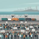 边境安全抗议吸引600人游行至休达塔拉哈尔口岸