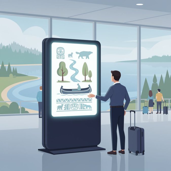 Toronto Pearson instala quioscos digitales para conectar a los viajeros que llegan con negocios turísticos indígenas