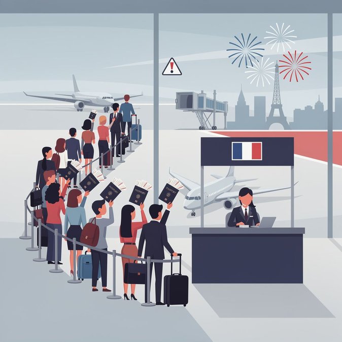 英国更新法国旅行建议，提醒游客注意欧洲经济区指纹采集规定