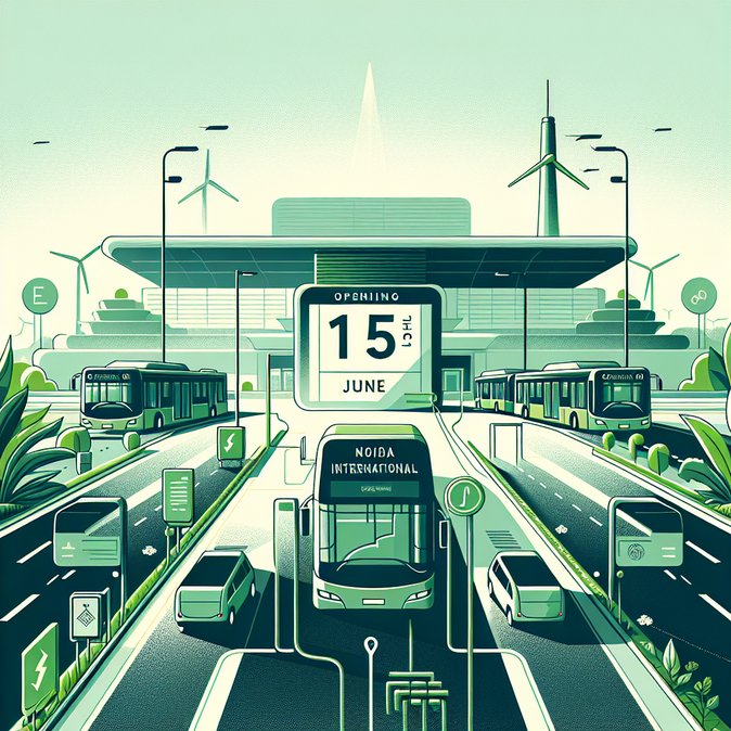 Greater Noida Plans Electric-Bus Network to Feed Upcoming Noida International Airport