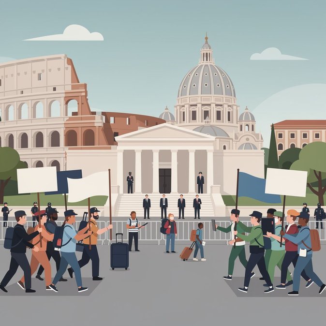 Decenas de miles se manifiestan en Roma mientras el Parlamento se prepara para debatir la petición sobre la ‘remigración’
