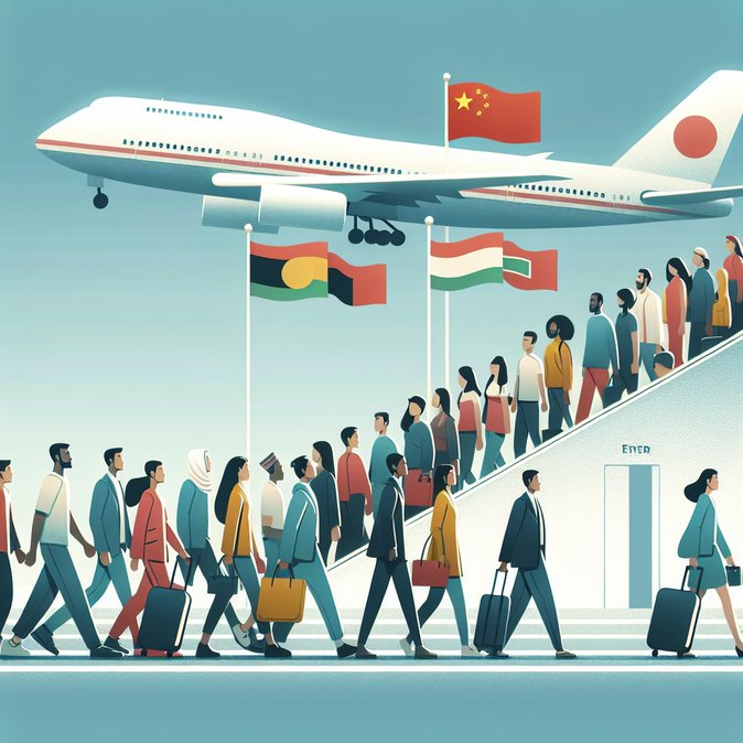 Visa-free arrivals hit 436,000 during China’s May Day break, up 14.7 % year-on-year