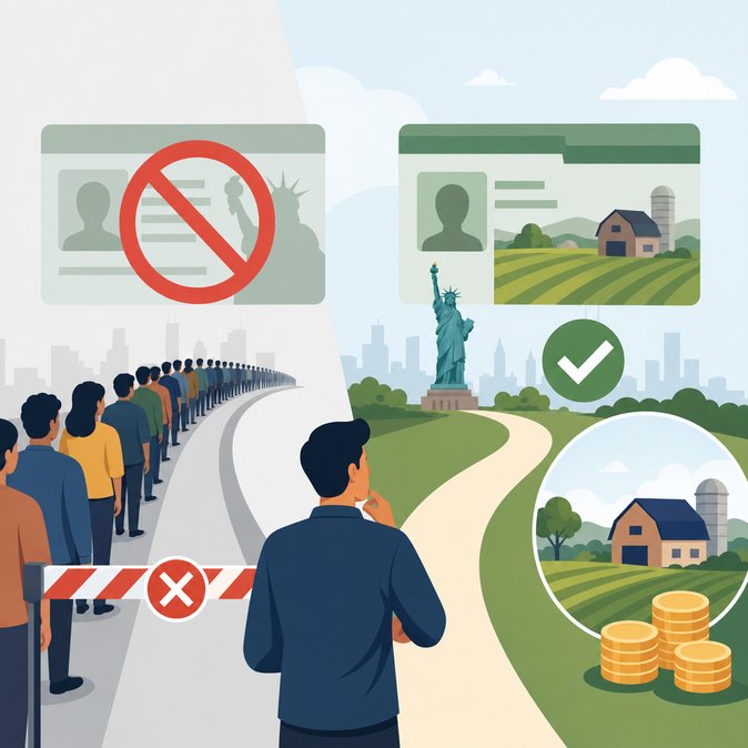 U.S. EB-2 Category for India Closes Until FY 2027; EB-5 ‘Rural Reserved’ Remains Wide Open