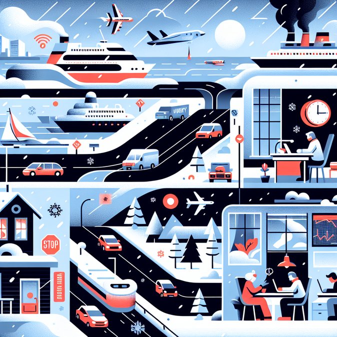 ‘Boxing-Day Blizzard’ Triggers Nationwide Travel Advisories and Remote-Work Orders