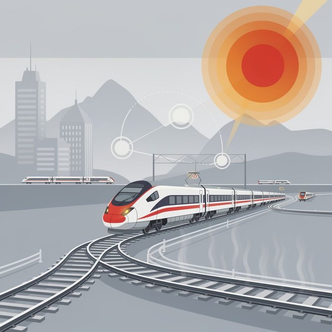 Les ÖBB invitent les voyageurs à reporter les trajets ferroviaires non essentiels en raison de la déformation des voies sous une chaleur record