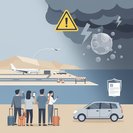 Alerte aux orages violents : perturbations des vols annoncées à travers Chypre
