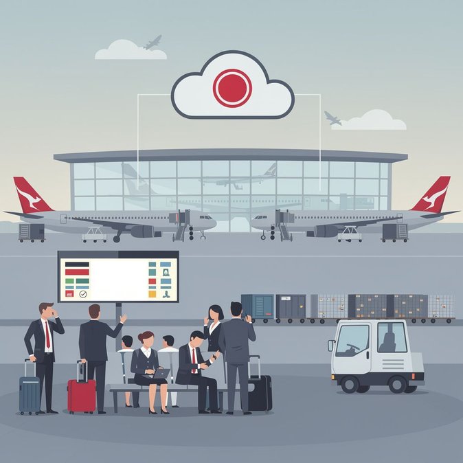 Nationwide Qantas Ground Stop Disrupts Business Travel Across Australia