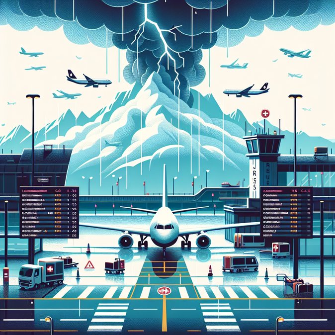 Thunderstorms Ground Swiss and Other European Flights – 88 Cancellations and 698 Delays Hit Geneva & Beyond