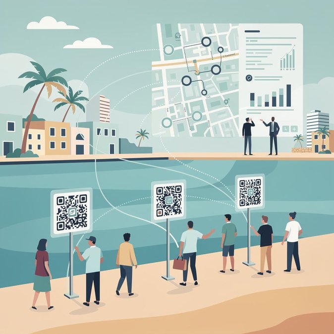 Un réseau de « signalétique intelligente » à code QR enregistre 43 000 scans et redessine les flux de visiteurs à Paphos