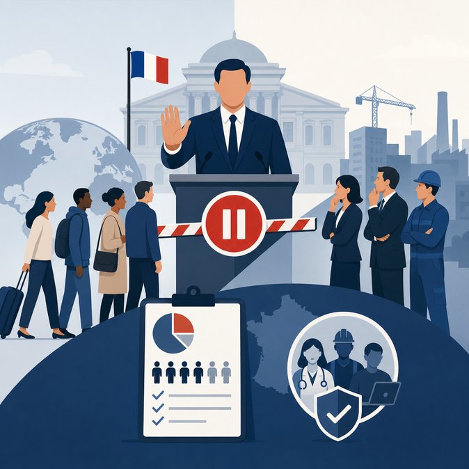 Darmanin Reiterates Call for Three-Year Freeze on Legal Immigration During 27 May Press Briefing