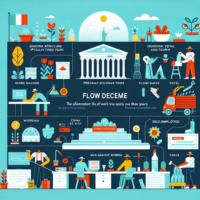 Italy Publishes 2026-2028 ‘Flow Decree’, Opening 497,550 New Work-Visa Slots