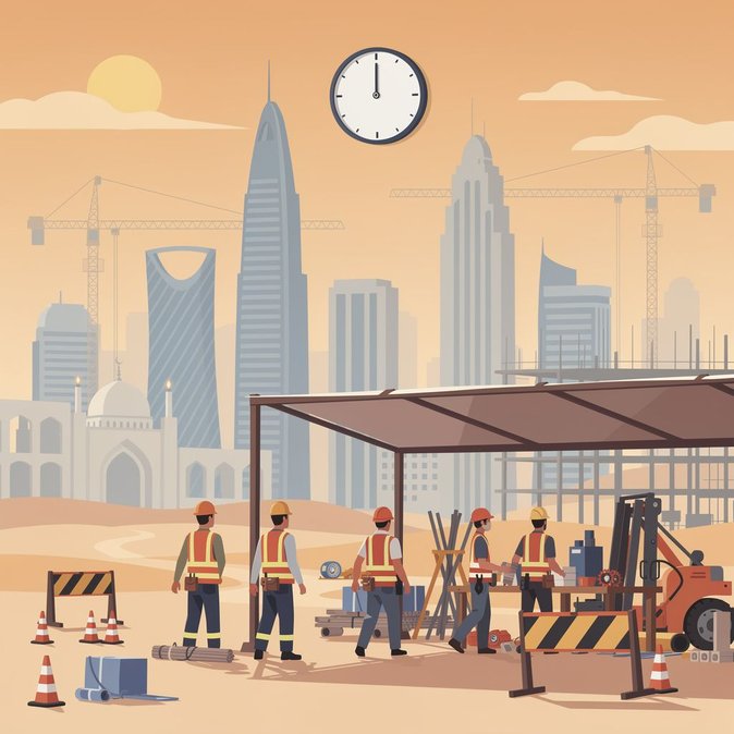 Interdiction de travail en milieu de journée : les Émirats arabes unis interdisent le travail en extérieur de 12h30 à 15h à partir du 15 juin