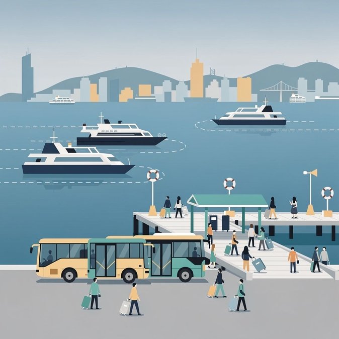 Medidas especiales de tráfico marítimo garantizan un viaje fluido para los viajeros de las islas periféricas de Hong Kong