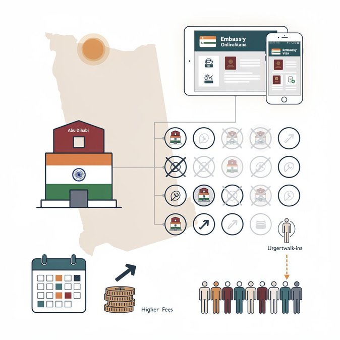 Indian Embassy to close four UAE consular centres, consolidates passport and visa services