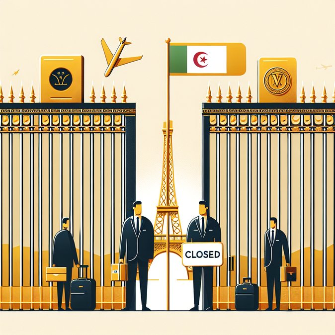 France Suspends Visa-Free Access for Algerian Diplomatic Passport Holders