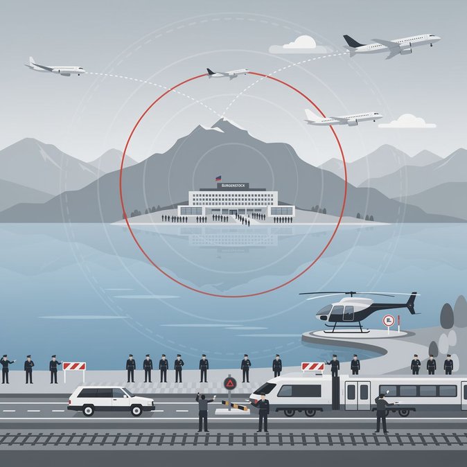 Suiza cierra su espacio aéreo y despliega 2,000 soldados para la cumbre EE.UU.-Irán del 19 de junio en Bürgenstock