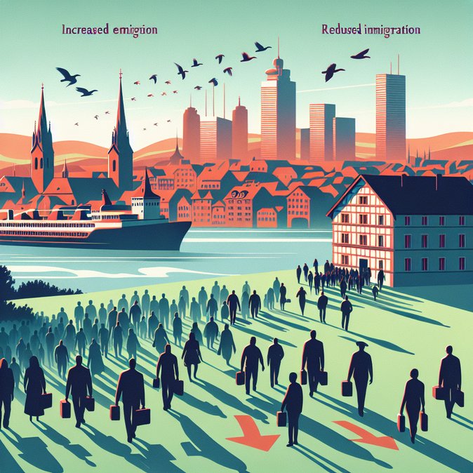 Swiss net immigration drops 10.5 % in 2025, official figures show