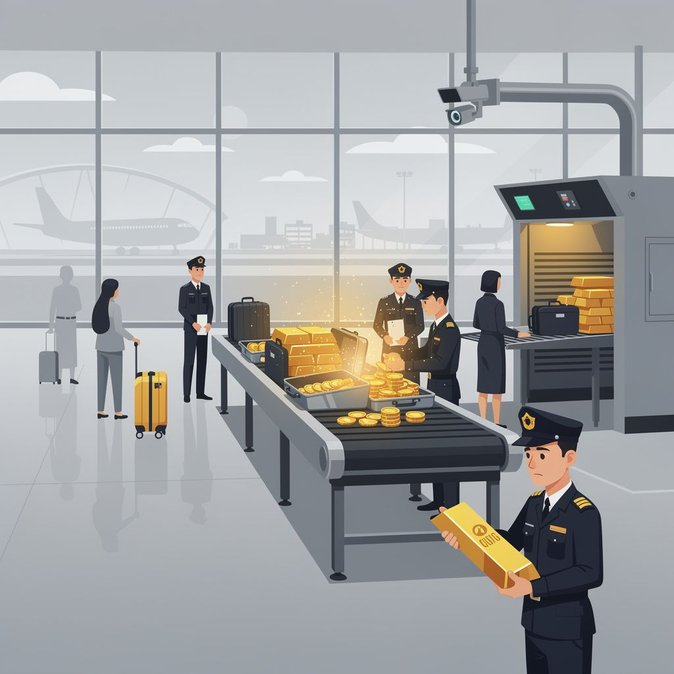 Gold-smuggling ring with airport insiders busted at Mumbai; 6 arrested