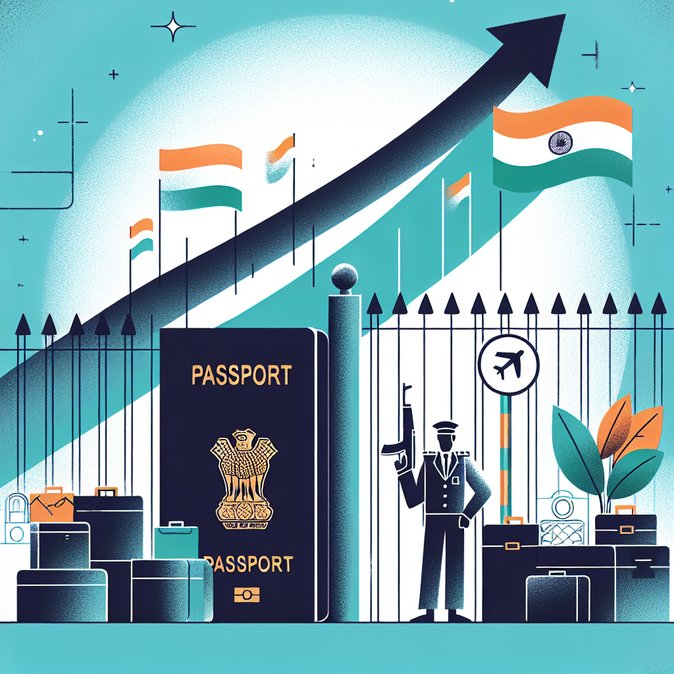 Indian passport rises 10 spots in Henley Index, but loses two visa-free destinations