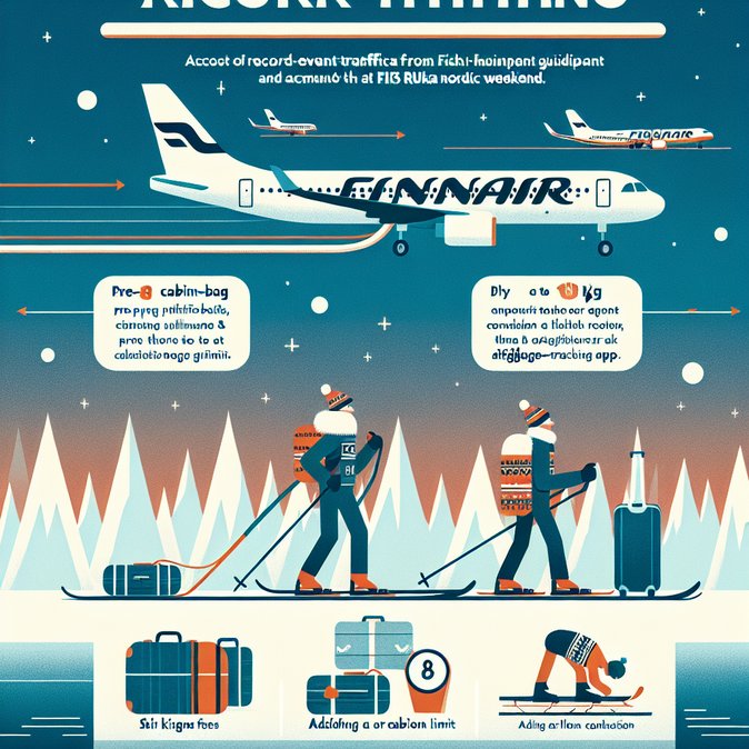Finnair warns of oversized-baggage bottlenecks as ski crowds head to Ruka Nordic World Cup